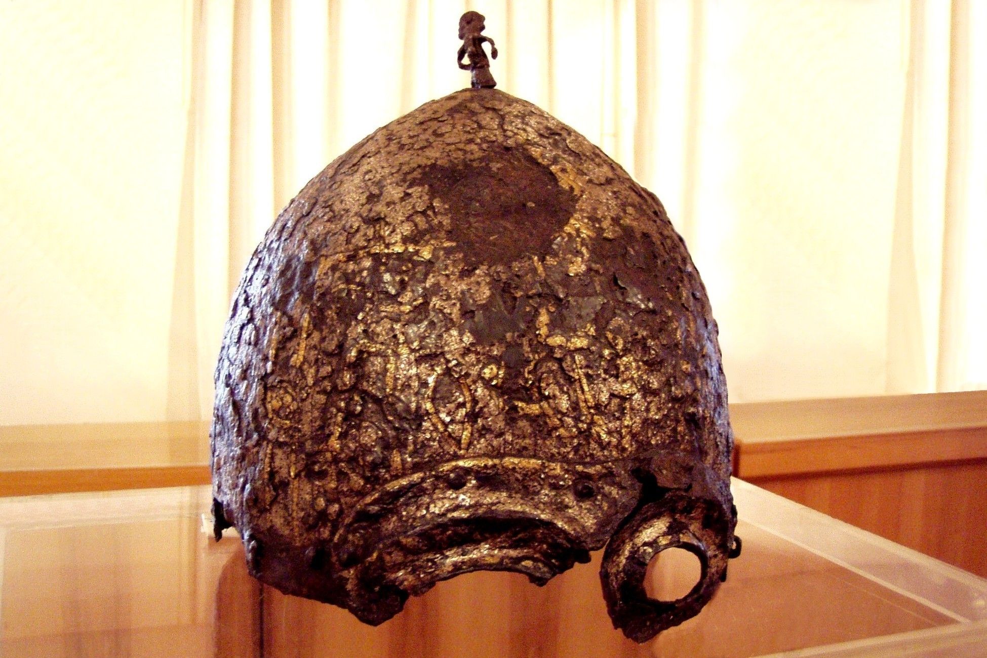 Шлем Александра Невского в музее Городца